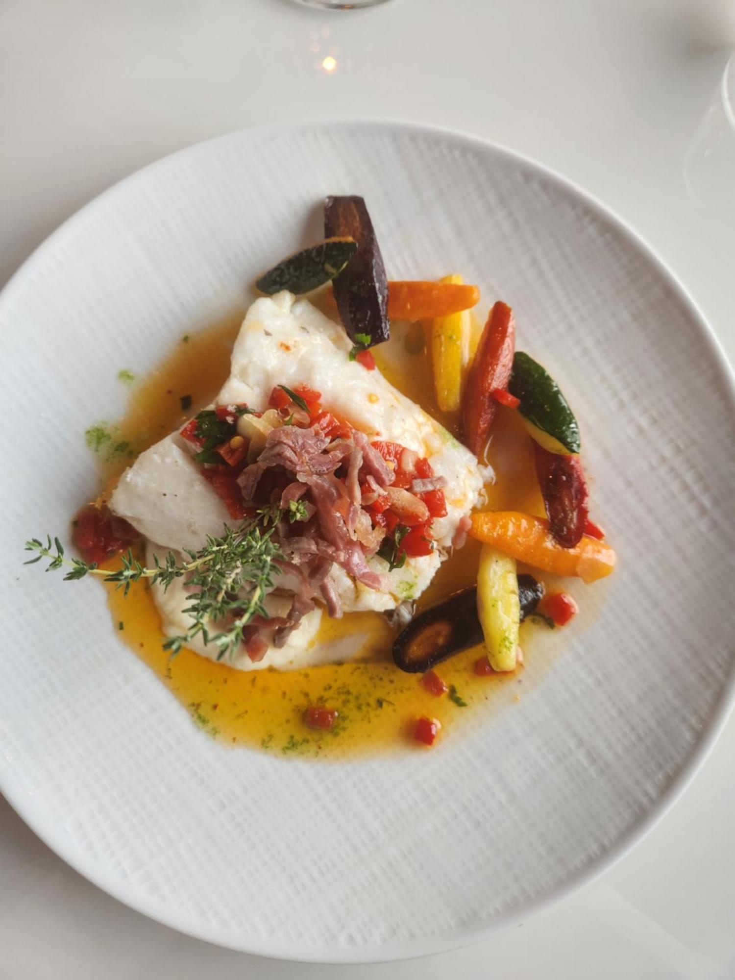Belfry & Spa By Ligne St Barth Лурд Экстерьер фото A plate of halibut